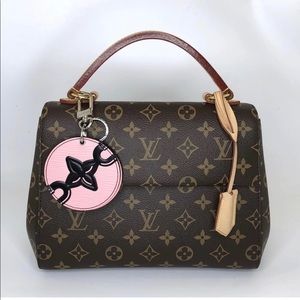 Louis Vuitton rose ballerine charm epi